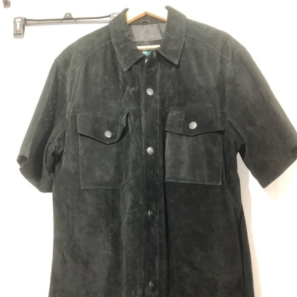 Real suede utility jacket by Rainforest. N…